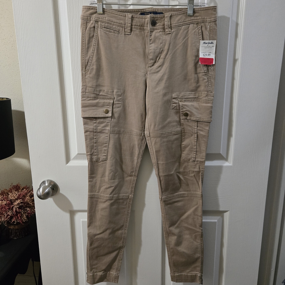 NWT Women's Tan Cargo Pants